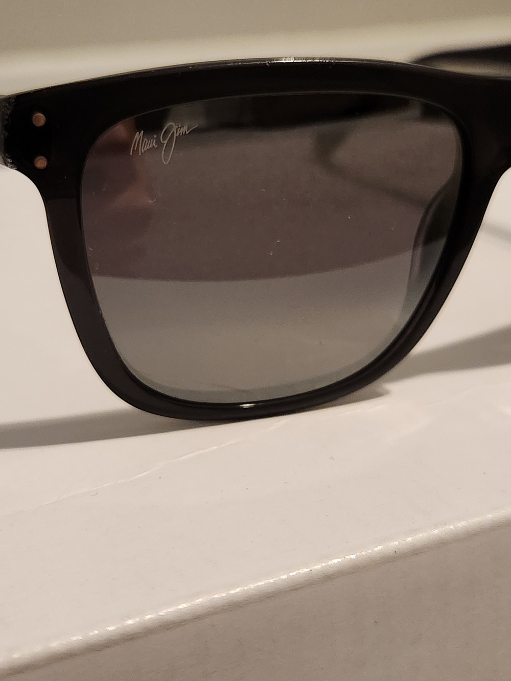 Maui Jim Velzyland MJ 802-14G Black Square Sunglasses Gray Polarized Lens - Picture 5 of 10